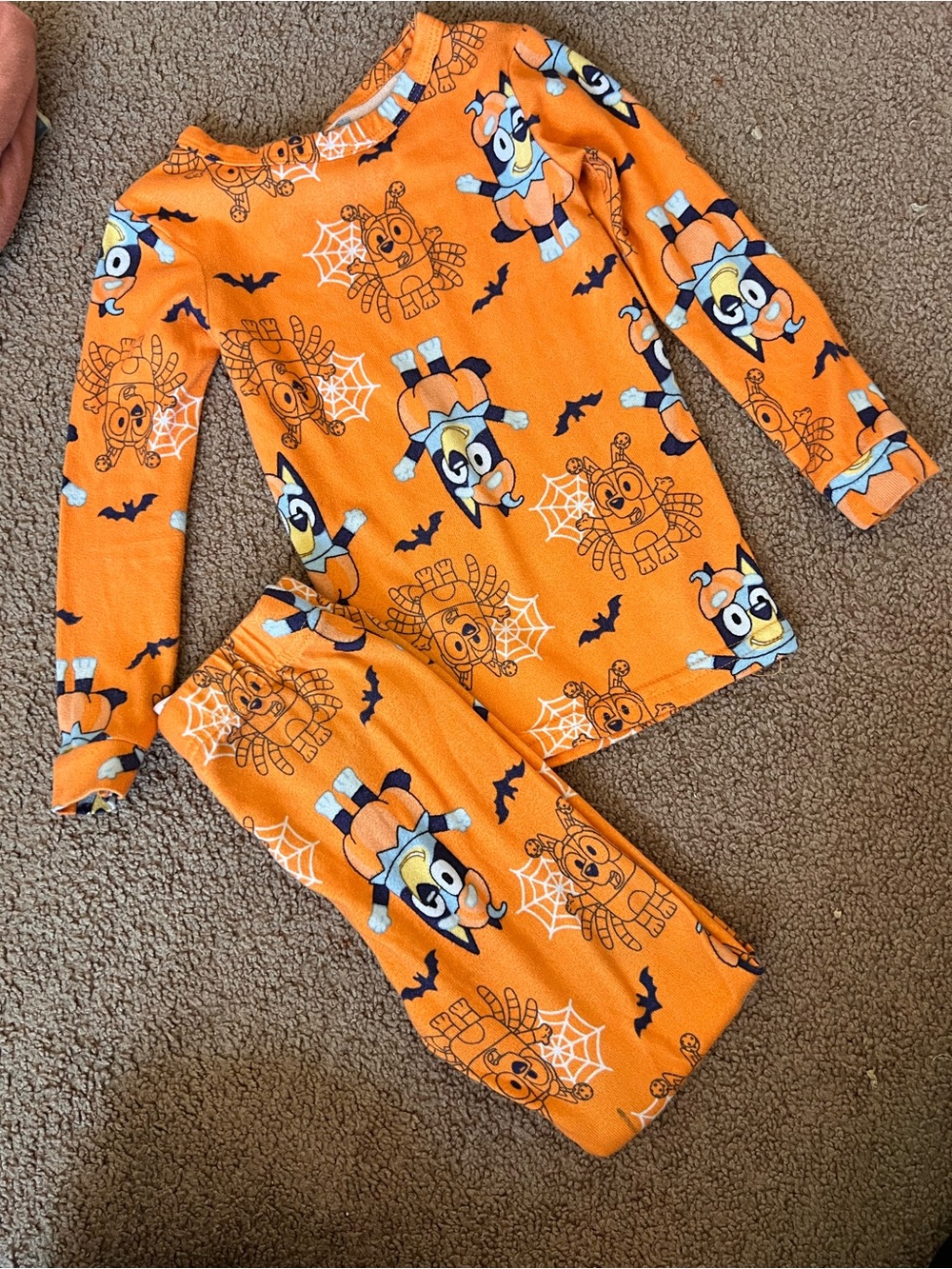 2 Sets of Bluey  Halloween  Pajama Set